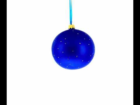 Adorno navideño de bola de cristal de 4 pulgadas "Recién casados ​​en la playa"