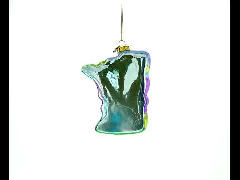 Minnesota Landmarks Glass Christmas Ornament