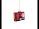 Lasagna Frozen Package Blown Glass Christmas Ornament