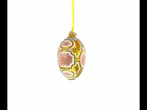 Königliches Glas-Ei-Ornament, 1914, Katharina die Große, 10 cm