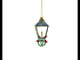 Festive Lantern with Red Bow Blown Glass Christmas Ornament