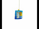 Fish Sticks Frozen Package Blown Glass Christmas Ornament