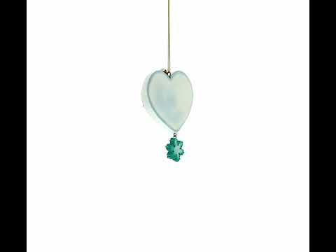Ski Life Skier mit Schneeflocke und Seilbahn Harz-Weihnachtsornament