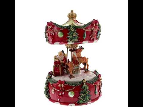 Spinning Christmas Musical Box with Motion