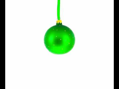 Pink Flamingos Glass Christmas Ornament 3.25 Inches