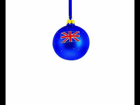 London Eye, United Kingdom Glass Christmas Ornament 3.25 Inches