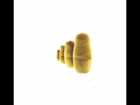 Set of 4 Unfinished Wooden Nesting Dolls DIY Craft Blanks for Painting 4 Inches