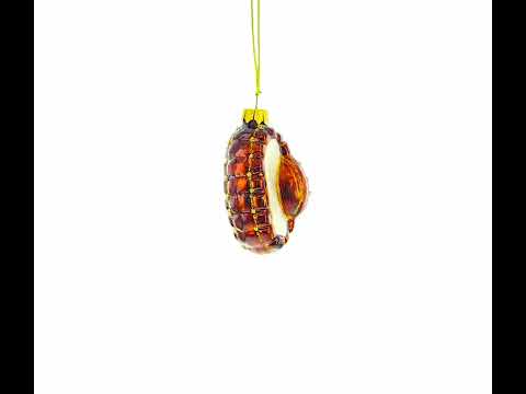 Brown Wristwatch Glass Christmas Ornament