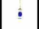Blue Candy Glass Christmas Ornament