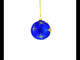 Loving Joseph and Mary Admiring Baby Jesus Glass Ball Christmas Ornament 3.25 Inches