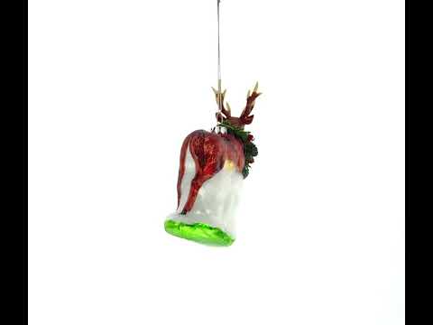 Weihnachtsschmuck aus Glas, Elchglas