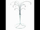 12-Arm Spiral Fountain Brass Silver Metal Ornament Stand Display 11.5 Inches (Taiwan)