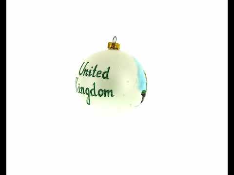 Big Ben, London, United Kingdom Glass Ball Christmas Ornament 3.25 Inches