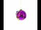 Purple Jewel Butterfly Glass Ball Christmas Ornament