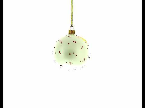 Proposal 'Will You Marry Me?' Glass Ball Christmas Ornament 3.25 Inches