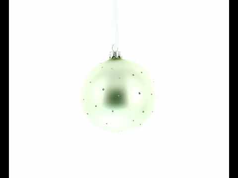 1487 Leonardo da Vinci's 'The Vitruvian Man' Glass Ball Christmas Ornament 4 Inches