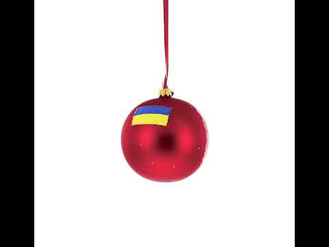 Lviv, Ukraine Theatre of Opera and Ballet Glass Ball Christmas Ornament