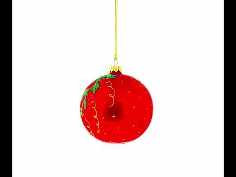 Adorno navideño de bola de cristal con forma de caballo poni de 4 pulgadas