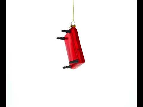 Adorno navideño de cristal para mesa de billar