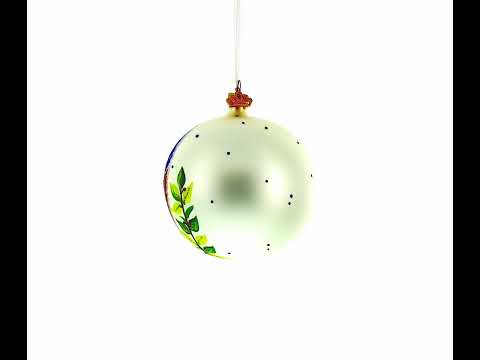Adorno navideño de bola de cristal de Martin Luther King Jr. de 4 pulgadas