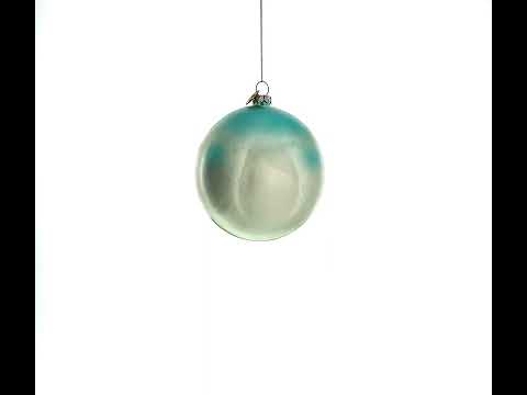 Liebendes Schwanenpaar – Christbaumschmuck aus Glas