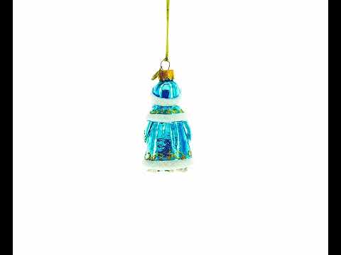 Snigurochka Snow Maiden Glass Christmas Ornament