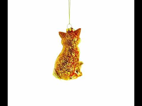 Weihnachtsschmuck aus Glas: Wilder Fuchs
