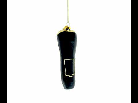 Electric Shaver Glass Christmas Ornament