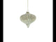 Ribbed Antique-Style Onion Finial -Blown Glass Christmas Ornament