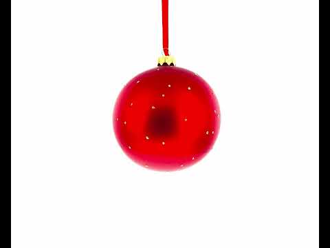 Football Player Glass Ball Christmas Sports Ornament 4 Inches