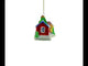 Neighborly Welcome House Blown Glass Christmas Ornament