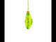 Orange Caterpillar Glass Christmas Ornament