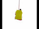 Rustic Cabin Rules Sign with Bear and Canoe Resin Christmas Ornament