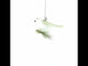 Frosted White Bird Glass Christmas Ornament