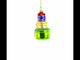 Stacked Gift Boxes Glass Christmas Ornament