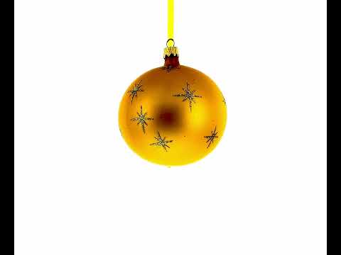 Kleine Feuerwehrmann-Glaskugel, Weihnachtsschmuck, 8,25 cm