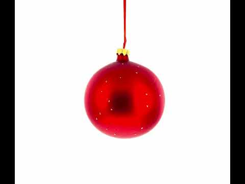Adorno navideño de bola de cristal con forma de casa de bloques de construcción de 4 pulgadas