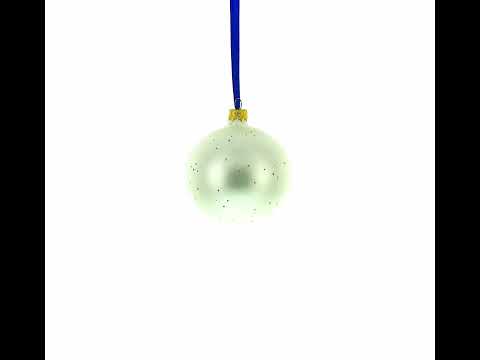 Saxophone, Guitar, Piano Glass Ball Christmas Music Ornament 4 Inches