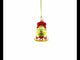 Decorated Bell Glass Christmas Ornament