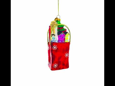 I Love San Francisco Glass Christmas Ornament
