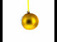 USA Flag and Bald Eagle Glass Ball Christmas Ornament 4 Inches