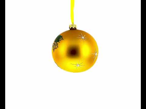 Our First Christmas Penguin Couple Glass Ball Ornament 4 Inches