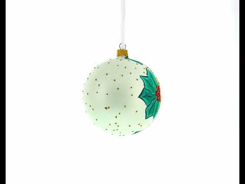 Adorno navideño de bola de cristal con bailarinas de ballet de 4 pulgadas