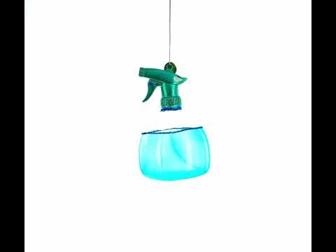 Window Cleaning Spray Glass Christmas Ornament
