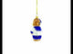 Bear the Sailor Glass Christmas Ornament