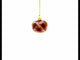 Salty Pretzel Mini Glass Christmas Ornament