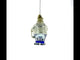 Sailor Santa with Anchor Blown Glass Christmas Ornament