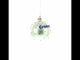 Flag of Greece Glass Ball Christmas Ornament 4 Inches