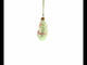 Newborn Baby Girl Glass Christmas Ornament