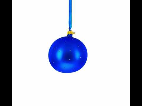 Adorno navideño de bola de cristal con el mapa y los símbolos de España, 4 pulgadas